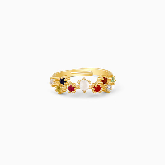 Golden Spectra Glow Ring