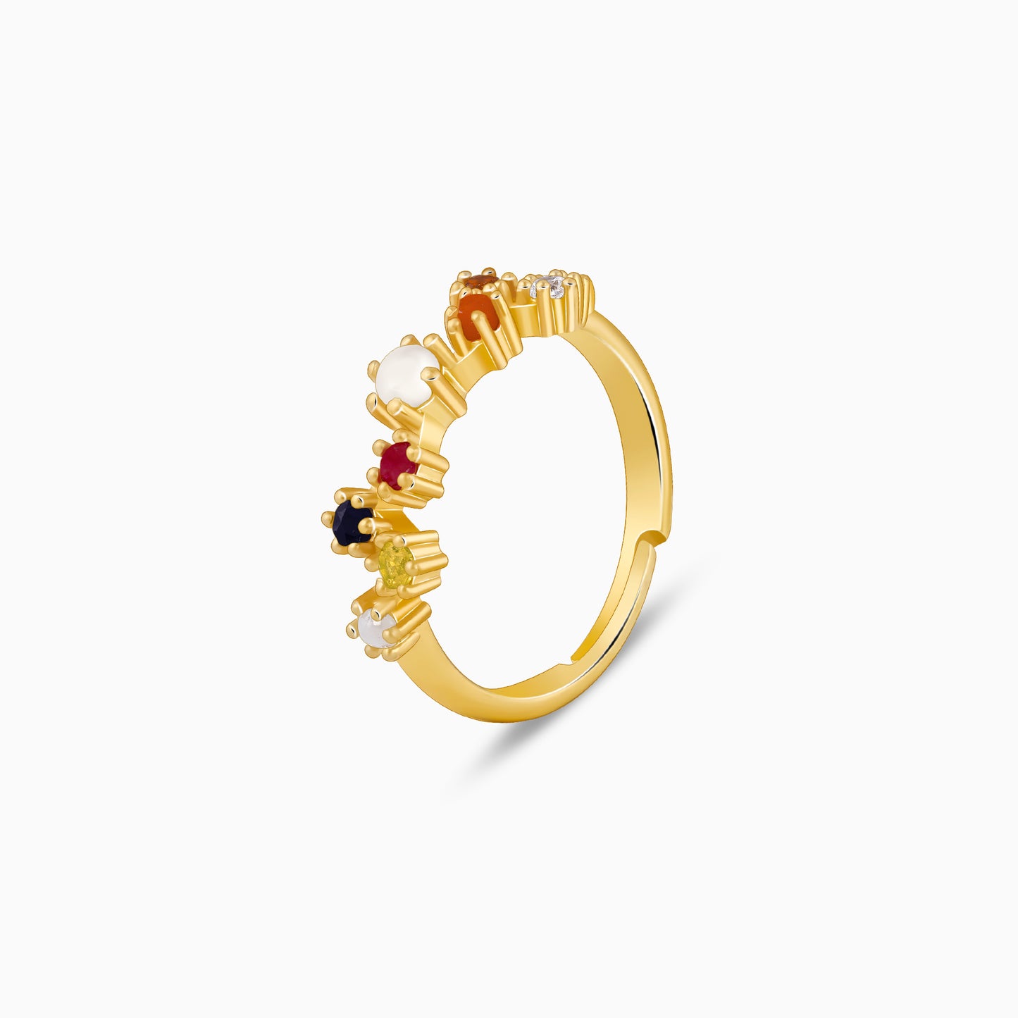 Golden Spectra Glow Ring