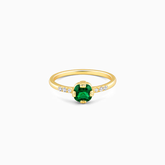 Golden Green Pixie Ring