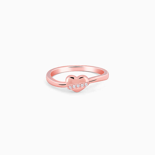 Rose Gold Cherished Sparkle Ring