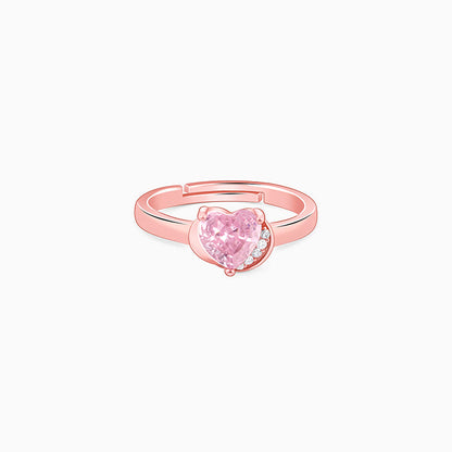 Rose Gold Radiance of Love Ring