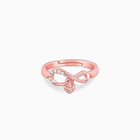 Rose Gold Infiniheart Ring