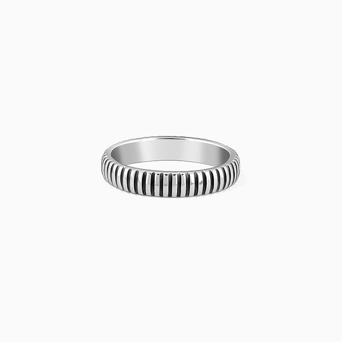 oxidised silver ring for men