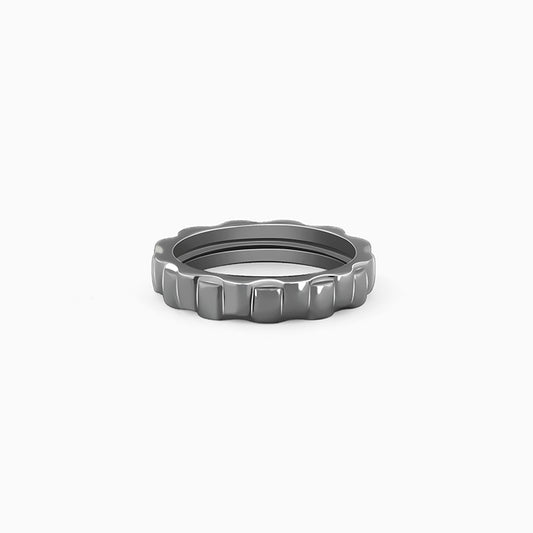 Black Rhodium Midnight Rider Ring For Him