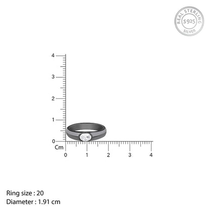 Black Rhodium Supremo Ring For Him