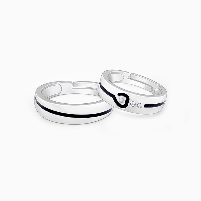 Couple ring sale silver for sale