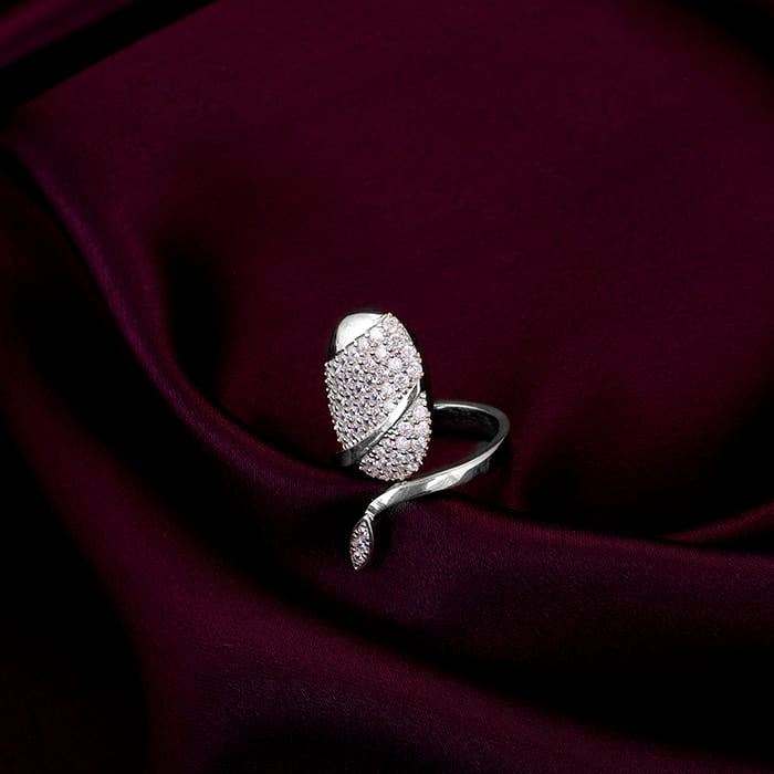 Silver Mystical Nail Ring