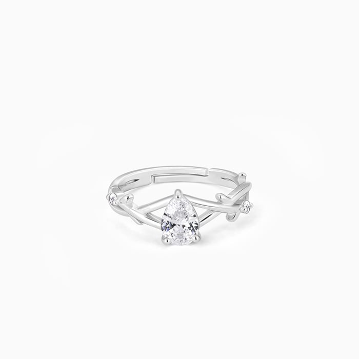 Silver Lost in Love Ring