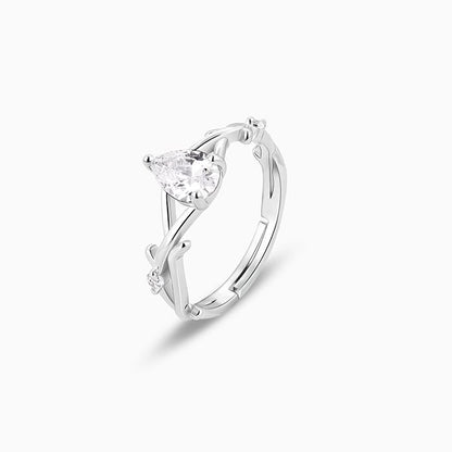 Silver Lost in Love Ring