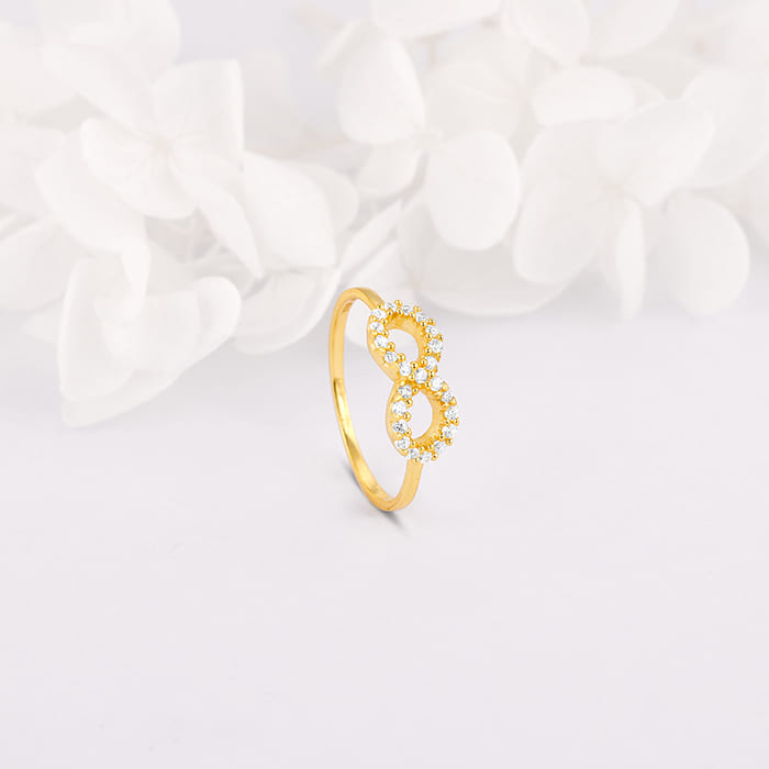 Golden Infinite Grace Ring