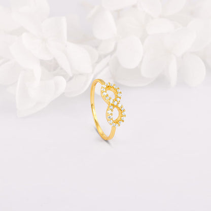 Golden Infinite Grace Ring