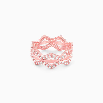 Rose Gold Wavy Dreams Ring