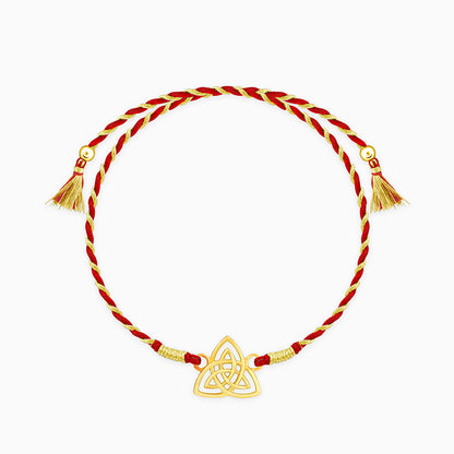 Golden Trinity Rakhi