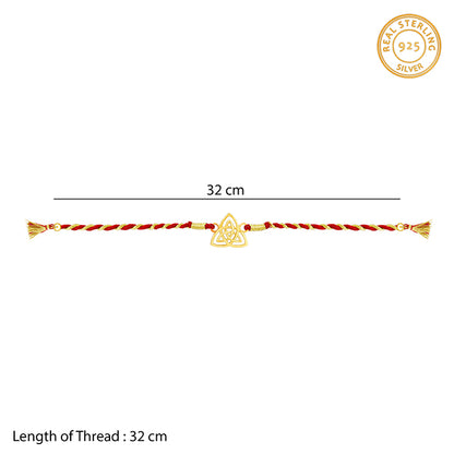 Golden Trinity Rakhi