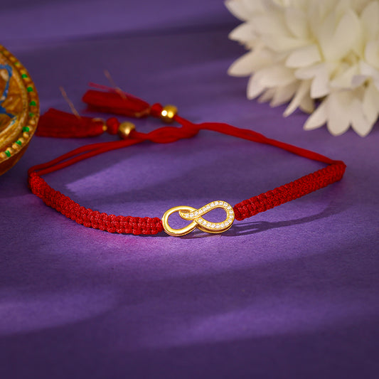 Golden Infinity Rakhi