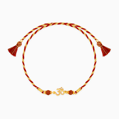 Golden Omkar Rakhi