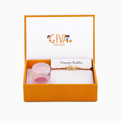 Shubh Rakhi Set for Bhaiya Bhabhi (Rakhi Set of 2)