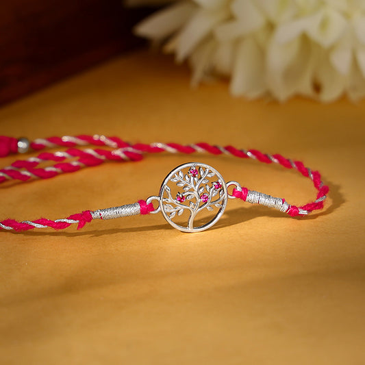 Silver Tree of Life Rakhi