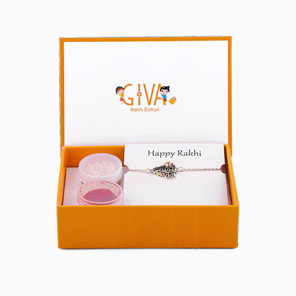 Silver Jai Shree Ram Bracelet Rakhi