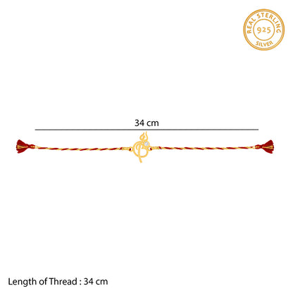 Golden Protection Rakhi