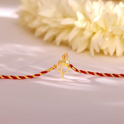 Golden Protection Rakhi