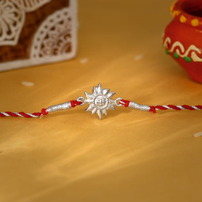 Silver Surya Rakhi