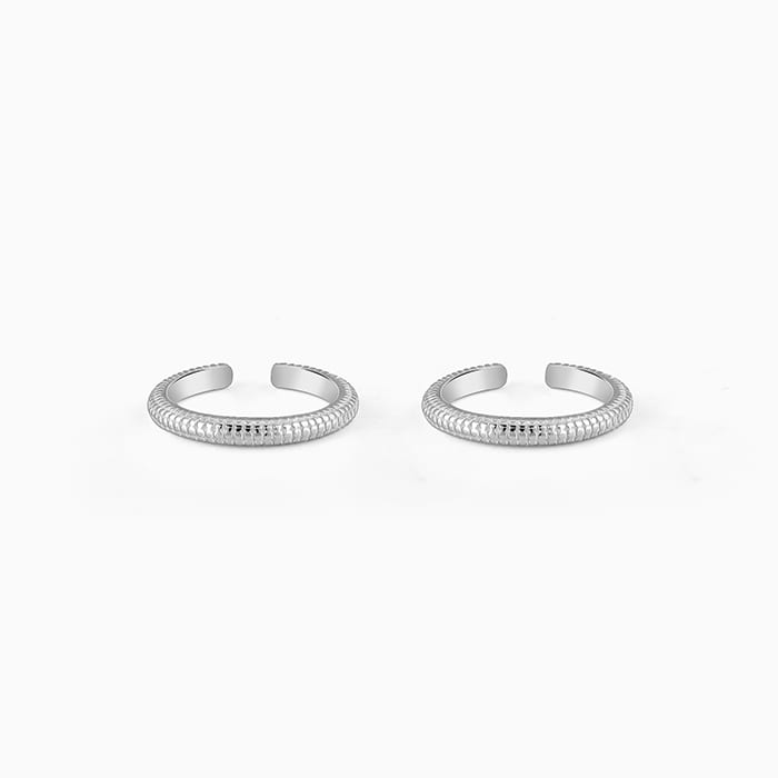 Silver Minimalistic Toe Rings