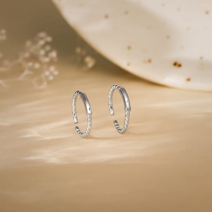 Silver Classic Shine Toe Rings