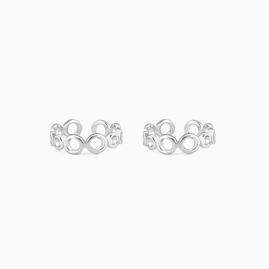 Silver Mystic Circles Toe Rings