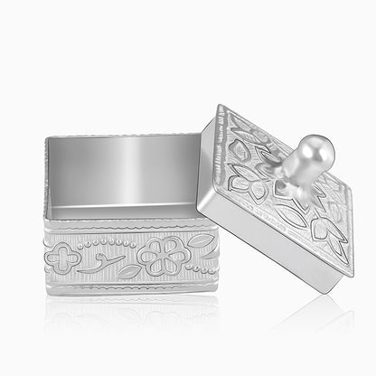 Silver Princess Kumkum Box