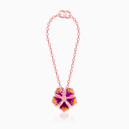 Rose Gold Bell Mallow Watch Charm