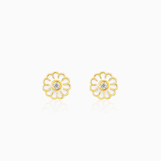 Golden Cute Daisy Watch Pins