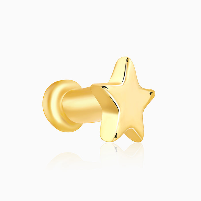 Golden Cute Star Watch Pins