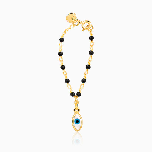 Golden Stylish Evil Eye Watch Charm