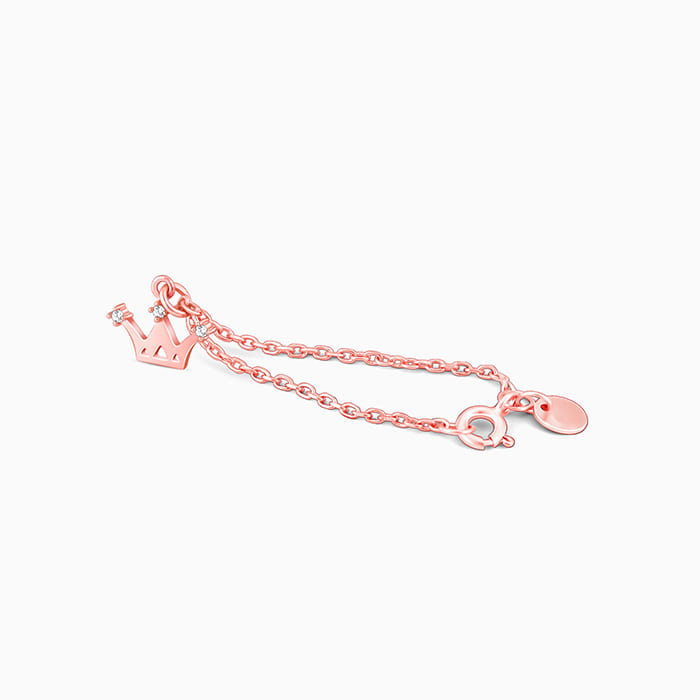 Rose Gold Crown Watch Charm