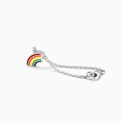 Silver Be A Rainbow Watch Charm