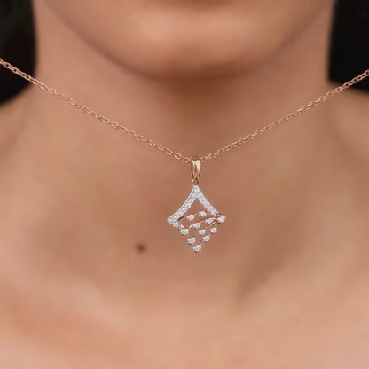 Rose Gold Prodigy Diamond Pendant