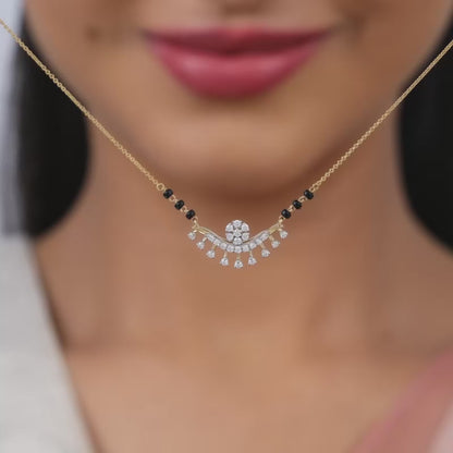 Gold Nidhi Diamond Mangalsutra