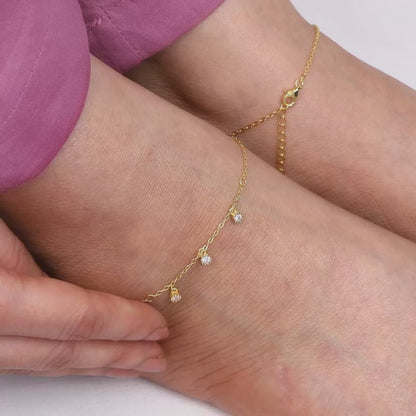 Golden Captivating Anklet