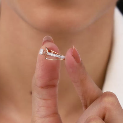 Rose Gold Gratifying Diamond Ring