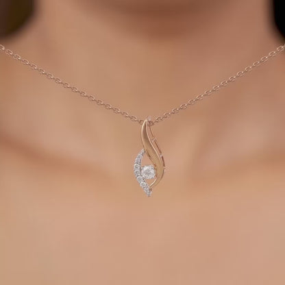 Rose Gold  Serenade Diamond Pendant