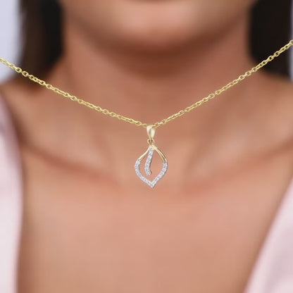 Gold Fidelity Diamond Pendant