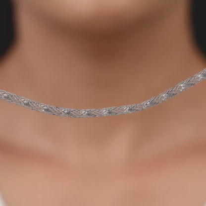 Silver Chunky Shine Necklace