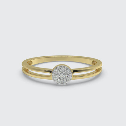 Gold Sparkling Grace Diamond Ring