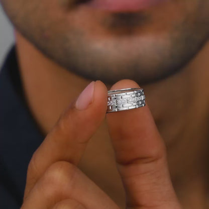 Silver Life's Milestones Ring For Him