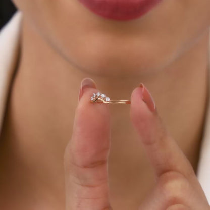 Rose Gold Pulchritude Diamond Ring