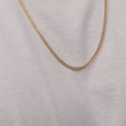 Golden Whispering Weave Chain For Him