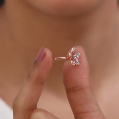 Rose Gold Floret Ring