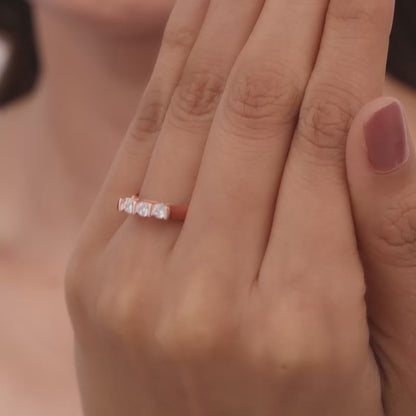 Rose Gold Triple Shine Ring