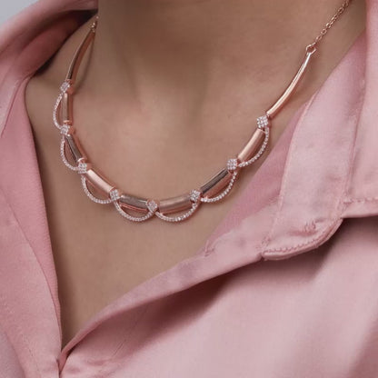 Rose Gold Hope and Happiness Necklace